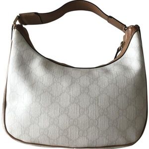 Authentic Gucci Rare White Mini-Semi-Hobo